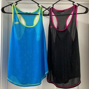 2 WOMENS MEDIUM SOFFE ATHLETIC TANK TOPS